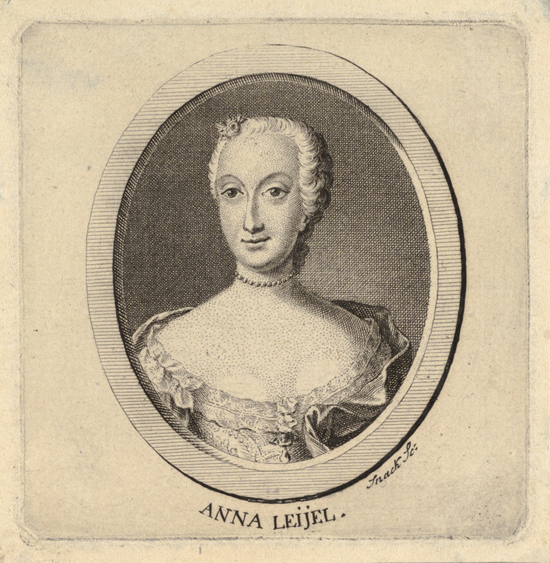 Anna Leijel engraving by J Snack