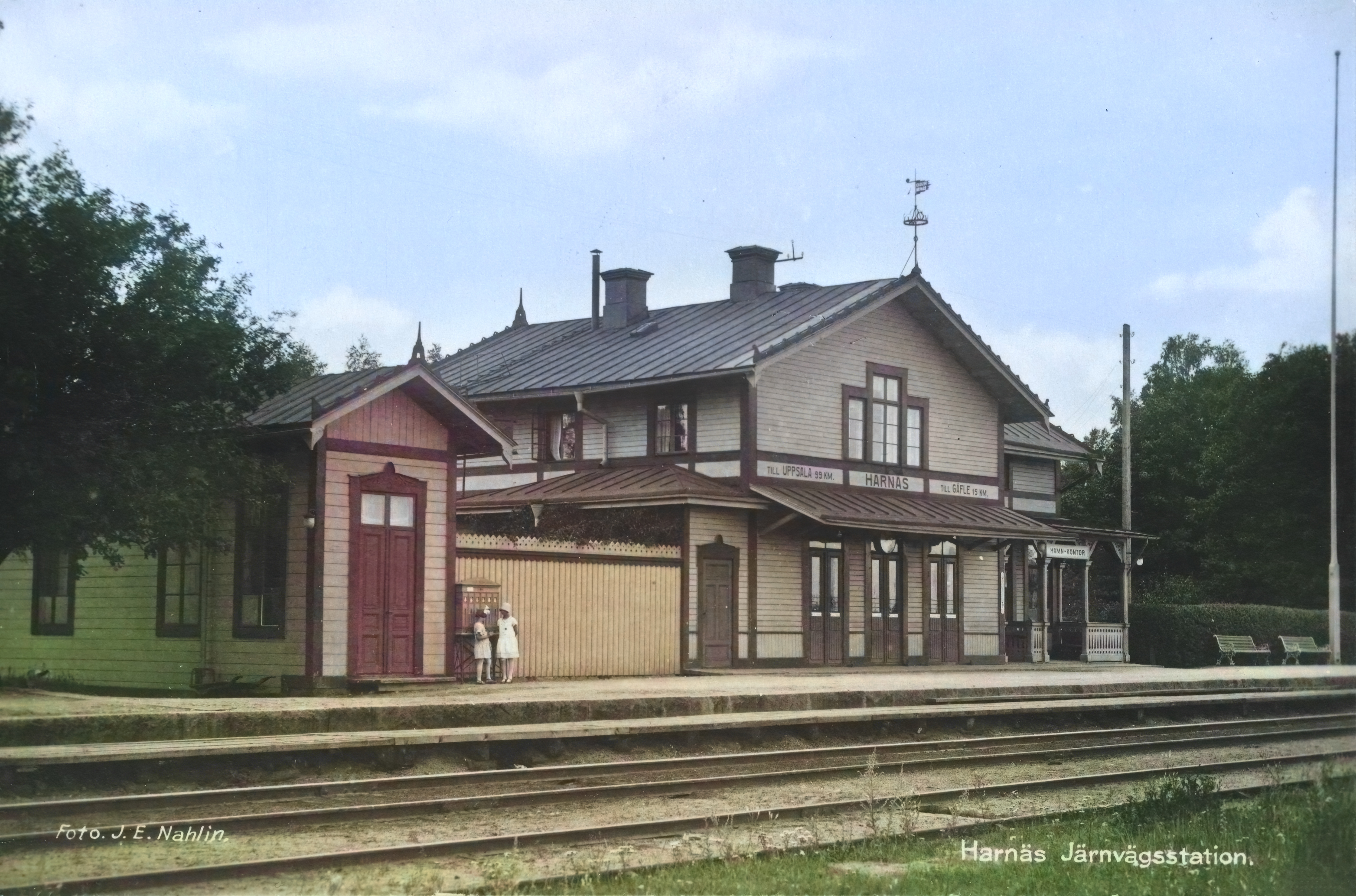 Järnvägsstationen Harnäs